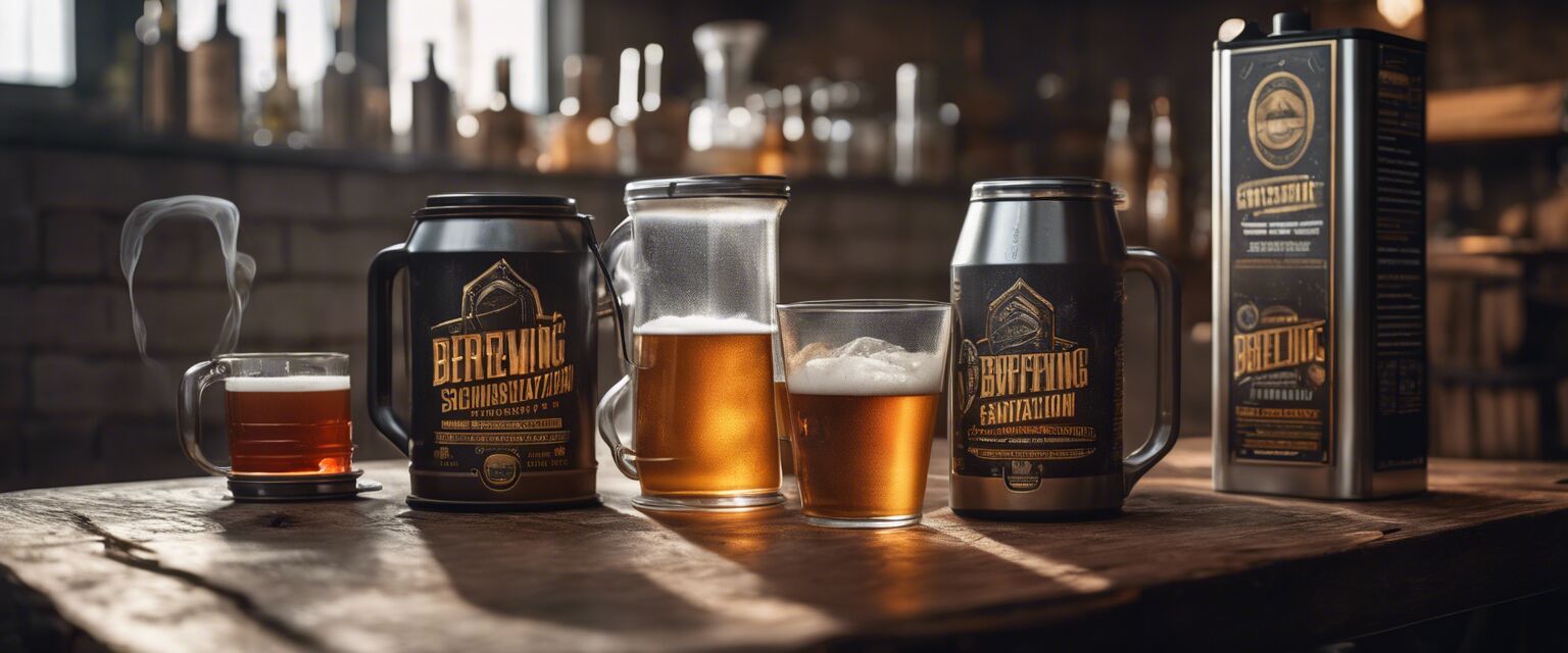 Brewing sanitization products image