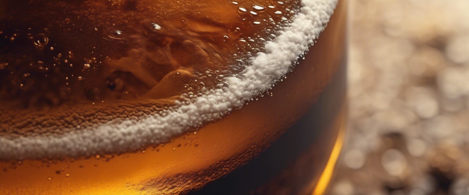 Home brewed beer sediment